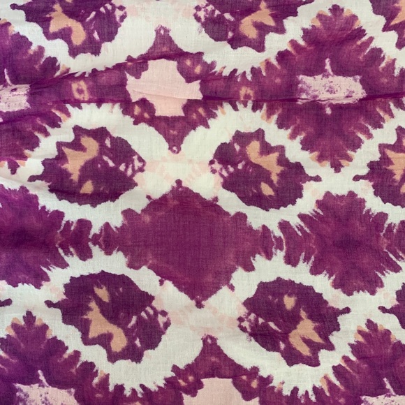 H&M purple tie-dye print scarf - Picture 3 of 6